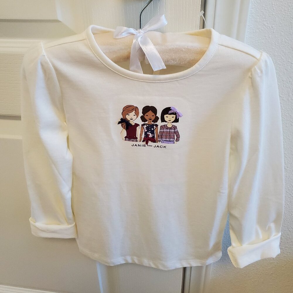 Janie and Jack Girl's Tee
